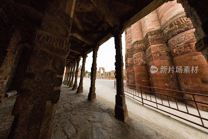 在德里的Qutub Minar